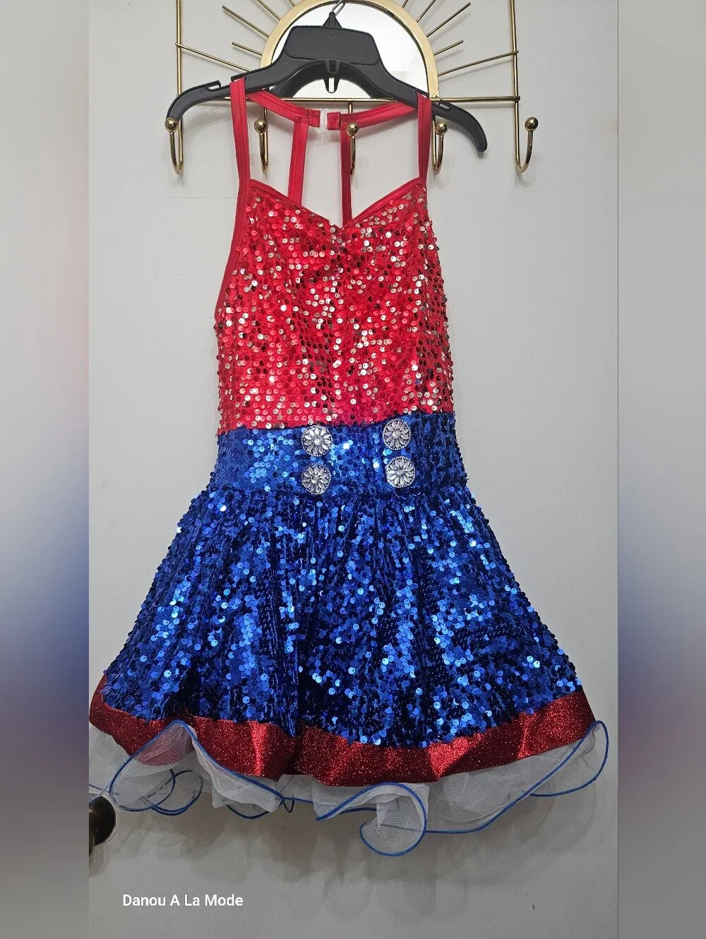 Weissman Dance Girls' USA Costume Dress
